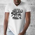 Sexy Cat Dad Father Catfather Kitten Kitty Men's V-Neck T-Shirt