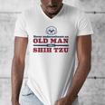 Shih Tzu Dad Shirt Never Underestimate An Old Man Gift Tee Men's V-Neck T-Shirt Shih Tzu Dad Shirt Never Underestimate An Old Man Gift Tee Men's V-Neck T-Shirt