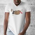 Sloth Graduation Shirt Cute Animal Diploma Grad Men's V-Neck T-Shirt