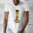 SmileteesGrad Llama Graduation T-Shirt Men's V-Neck T-Shirt