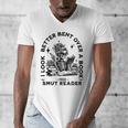 Smut Reader Skeleton Book Lover Dark Humor Art Premium Tri-Blend Men's V-Neck T-Shirt Smut Reader Skeleton Book Lover Dark Humor Art Premium Tri-Blend Men's V-Neck T-Shirt