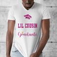 Super Proud Little Cousin Of 2025 Graduate Graduation Family Premium Tri-Blend Men's V-Neck T-Shirt