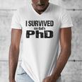 I Survived My Dad's PhD Graduation Men's V-Neck T-Shirt