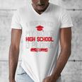 I Survived My Son's High School Diploma Graduation Premium Men's V-Neck T-Shirt
