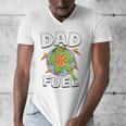 TMNT Michelangelo Dad Fuel Men's V-Neck T-Shirt
