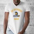 UNC Greensboro UNCG Spartans Arched Dad Men's V-Neck T-Shirt
