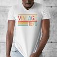 Vintage 1970 Birthday Retro Style 70's Born Nostalgia Party Premium Tri-Blend Men's V-Neck T-Shirt Vintage 1970 Birthday Retro Style 70's Born Nostalgia Party Premium Tri-Blend Men's V-Neck T-Shirt