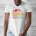 Vintage 1970 Retro Style 70's Born Nostalgia Vibe Birthday Premium Tri-Blend Men's V-Neck T-Shirt