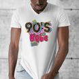 Vintage 90's Babe Party Back To 90s Cassette Nostalgia Premium Tri-Blend Men's V-Neck T-Shirt