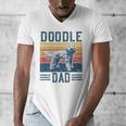 Vintage Doodle Dad Aussie Doodle & Goldendoodle Men's V-Neck T-Shirt Vintage Doodle Dad Aussie Doodle & Goldendoodle Men's V-Neck T-Shirt