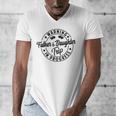 Warning Father Daughter Trip In Progress Trip With Dad Men's V-Neck T-Shirt