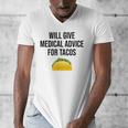 Will Give Medical Advice For Tacos Shirt Graduation MD Men's V-Neck T-Shirt