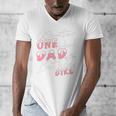 Winter Onederland 1st Birthday Theme Dad Of Birthday Girl Men's V-Neck T-Shirt