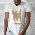 Yk2 Cat With Tomboy Tail 90s Nostalgia Downtown Indie Men's V-Neck T-Shirt