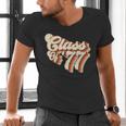 1977 Class Reunion Retro Class Of 77 High School Graduation Men's V-Neck T-Shirt