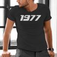 1977 Printed For 70's Birthdays Events Graduations T-Shirt Men's V-Neck T-Shirt