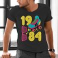 1984 Retro Raised In The 80s Old School Nostalgia Vibes Men's V-Neck T-Shirt 1984 Retro Raised In The 80s Old School Nostalgia Vibes Men's V-Neck T-Shirt