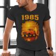 1985 Vintage Sunset Surf Truck Retro Beach Nostalgia Men's V-Neck T-Shirt