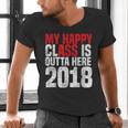 2018 Senior Graduation My Happy Class Shirt Men's V-Neck T-Shirt