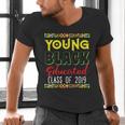 2019 African American High School Graduation SeniorShirt Men's V-Neck T-Shirt