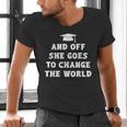 2019 Inspirational Graduation For Her Men's V-Neck T-Shirt