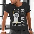 2022 Graduate Graduation For Him Her Got My Dip-Llama Men's V-Neck T-Shirt