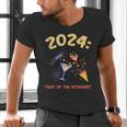 2024 Year Of The Introvert New Year Adventures Men's V-Neck T-Shirt