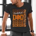 2026 Basketball Senior Dad Graduation Matching Family Men's V-Neck T-Shirt