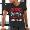2026 Senior Band Brother Class Of 2026 Parent Graduation Men's V-Neck T-Shirt