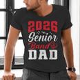 2026 Senior Band Dad Class Of 2026 Band Parent Graduation Men's V-Neck T-Shirt