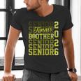 2026 Tennis Senior Brother Graduation Matching Family Men's V-Neck T-Shirt
