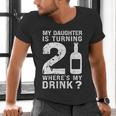 21st Birthday Dad Mom 21 Year Old My Daughter Squad Men's V-Neck T-Shirt