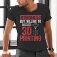 3D Printer Introvert 3D Printing Men's V-Neck T-Shirt 3D Printer Introvert 3D Printing Men's V-Neck T-Shirt