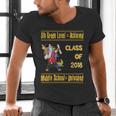 5th Grade Graduation Shirt Dabbing Unicorn Boys Class 2018 Men's V-Neck T-Shirt