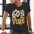 60's Vibe Vintage Nostalgia Mixtape Era 1960s Party Groovy Men's V-Neck T-Shirt