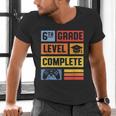6th Grade Level Complete Shirt Graduation Last Day Of School Men's V-Neck T-Shirt