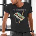 70s 80s 90s Retro Party Costume Nostalgia Cassette Men's V-Neck T-Shirt