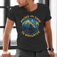 8-Bit Gamer Birder Blue Jay Arcade Nostalgia Nature Men's V-Neck T-Shirt 8-Bit Gamer Birder Blue Jay Arcade Nostalgia Nature Men's V-Neck T-Shirt
