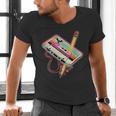 80s 90s Retro Halloween's Party Costume Nostalgia Cassette Men's V-Neck T-Shirt