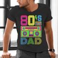 80s Dad 1980s Fashion Eighties Theme Outfit Fathers Day 80's Men's V-Neck T-Shirt
