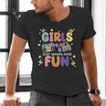 80's Girls Just Wanna Have Fun Nostalgia 1980s Men's V-Neck T-Shirt
