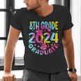 8th Grade Graduate 2024 Graduation Last Day Of School Tie Men's V-Neck T-Shirt