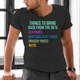 90's Lover Nineties 1990's Born Nostalgia Politics Men's V-Neck T-Shirt