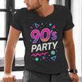 90's Party 90s Nostalgia Retro Rave Dance Music Men's V-Neck T-Shirt