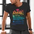 9th Grade Graduate 2021 Graduate Quarantine Ninth Graduation Men's V-Neck T-Shirt