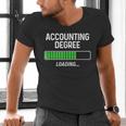 Accounting Degree Loading Shirt Graduation Student Men's V-Neck T-Shirt