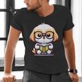 Adorable Book Lover Shih Tzu With Reading Glasses Cute Men's V-Neck T-Shirt