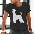 Afghan Hound Graduation Dog Graduate Men Women Kids Men's V-Neck T-Shirt