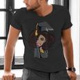 African Woman Educated Graduation 2019 Proud Men's V-Neck T-Shirt