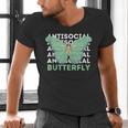 Anti-Social Introvert Butterfly Men's V-Neck T-Shirt Anti-Social Introvert Butterfly Men's V-Neck T-Shirt